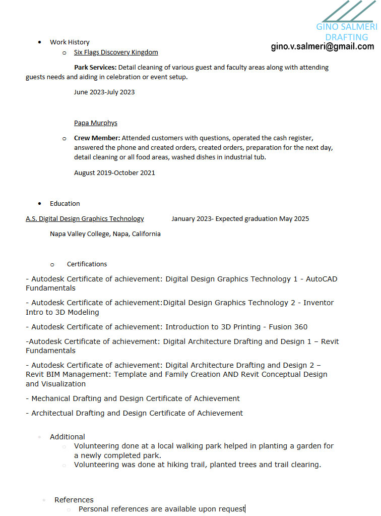 Thumbnail image of resume