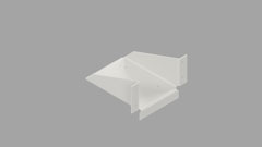 alt view of motor support, 3d render.