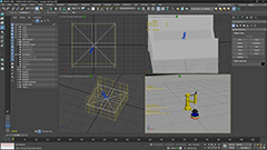 screenshot of a viewing window for Autodesk Inventor, it shows an engine model from an Orthographic birds-eye view, made of mostly a dull grey material with some other metal parts accenting it