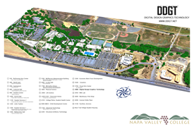 Thumbnail image of a poster of the NVC campus