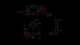 Thumbnail image of caster assembly