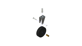 Thumbnail image of caster assembly