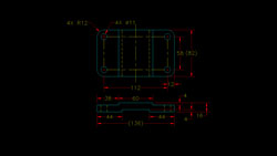 Thumbnail image of caster exploded assembly