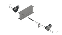 Thumbnail image of trolley exploded assembly