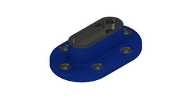AutoCAD 3-35 Shaft Base ISO from Above