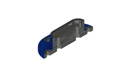 AutoCAD 9-35 Shaft Base Section View ISO from Below