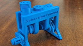 3D Printed Engine Front