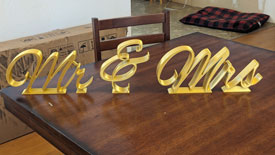 All Wedding Block Letters