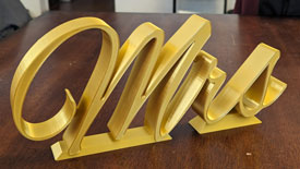 Wedding 'Mrs' Letters