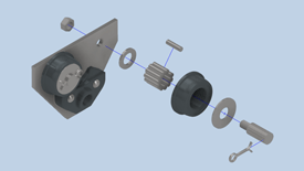 3D Trolley Side Plate Assembly