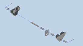 3D Exploded Trolley Assembly