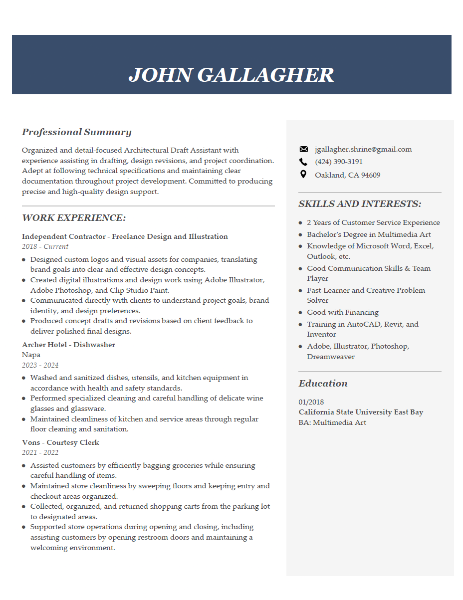 This is my Work Resume