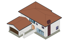 This is a dream house I built in Revit
